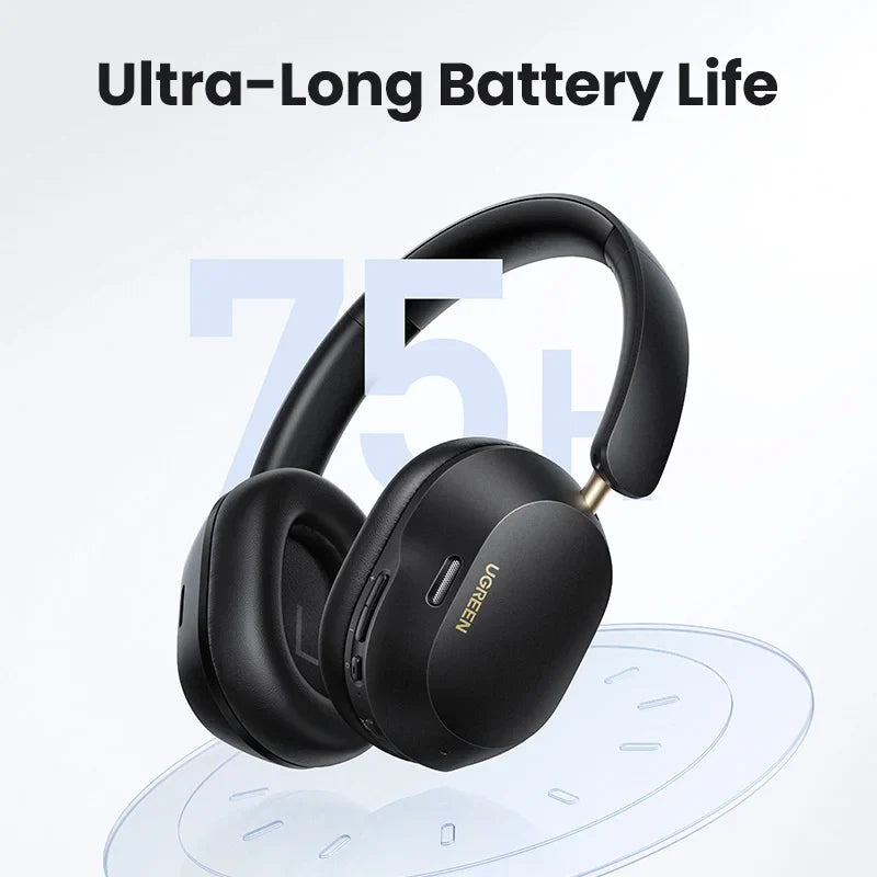 UGREEN Max5C Wireless Bluetooth Headphones - LDAC TWS Noise Cancelling HiFi Stereo Dynamic Earbuds Headphones