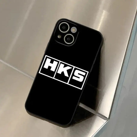 A black phone case with the k2 logo on it