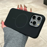 Black phone case with MagSafe.
