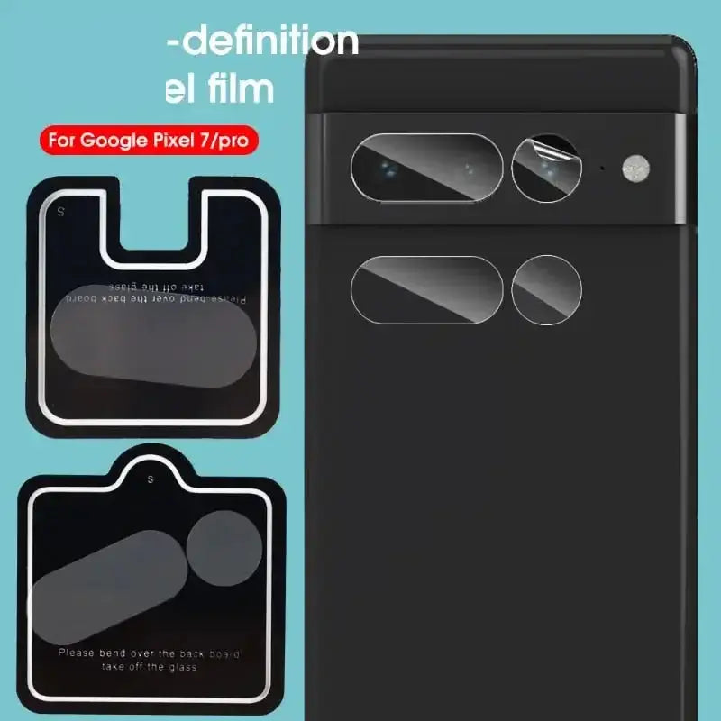 a black phone with a pair of glasses on it