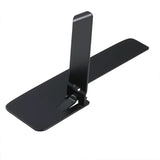 the black metal stand for the ipad