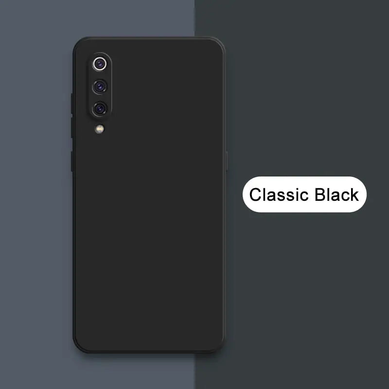 A black phone with the text classic black on it