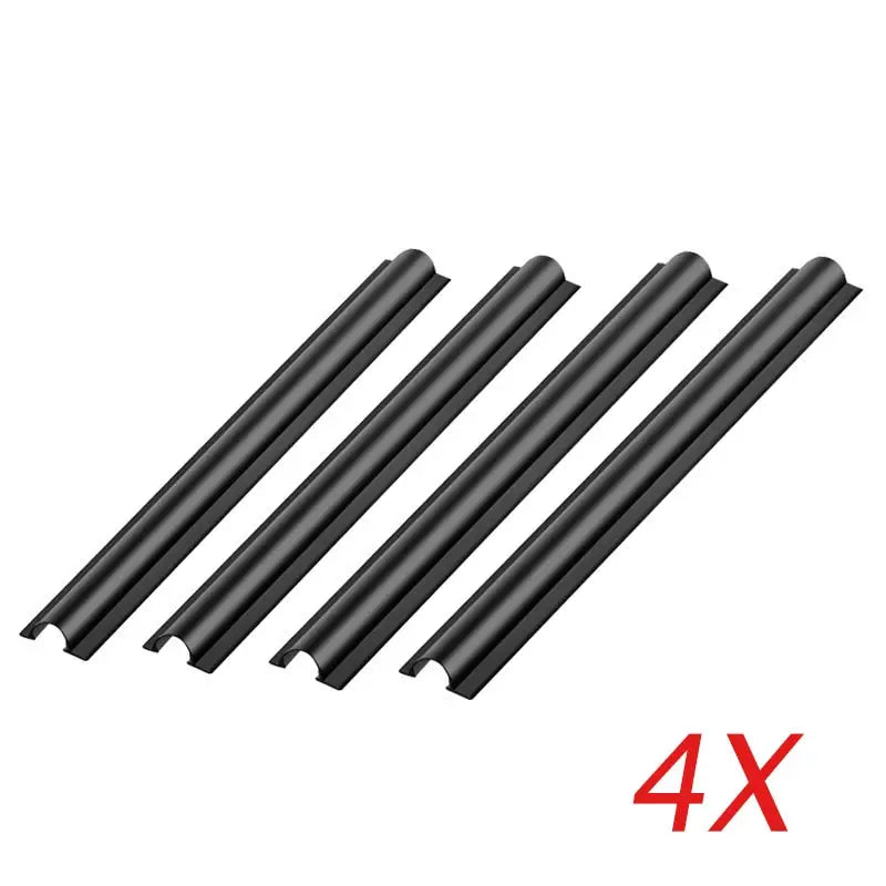 4x black plastic tube for 4mm tube