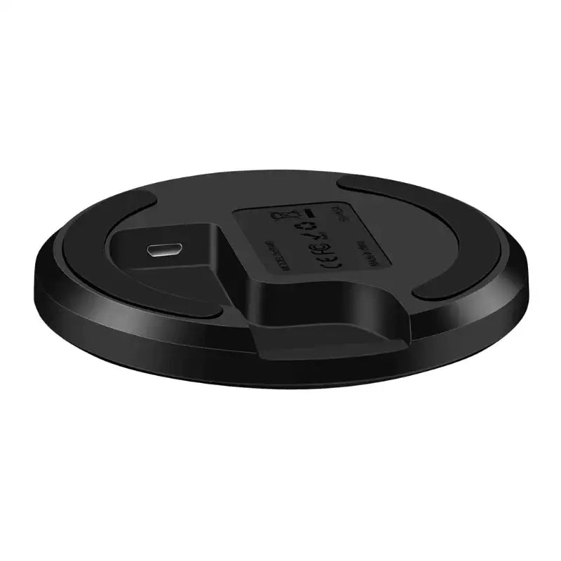 The black plastic lid for the new smart watch