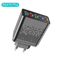 black eu plug for iphone and ipad