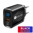 black power charger with usb