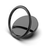 a black ring with a single black band