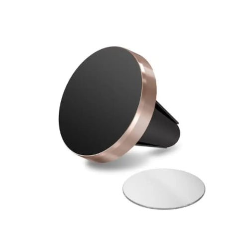 the black and rose gold ring with a white circle