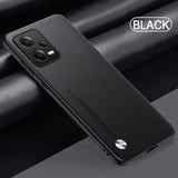 the back of a black samsung phone case