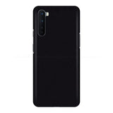 The back of a black samsung phone case