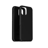 the back of a black samsung s20 phone case