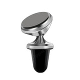 a black and silver metal knob with a round knob