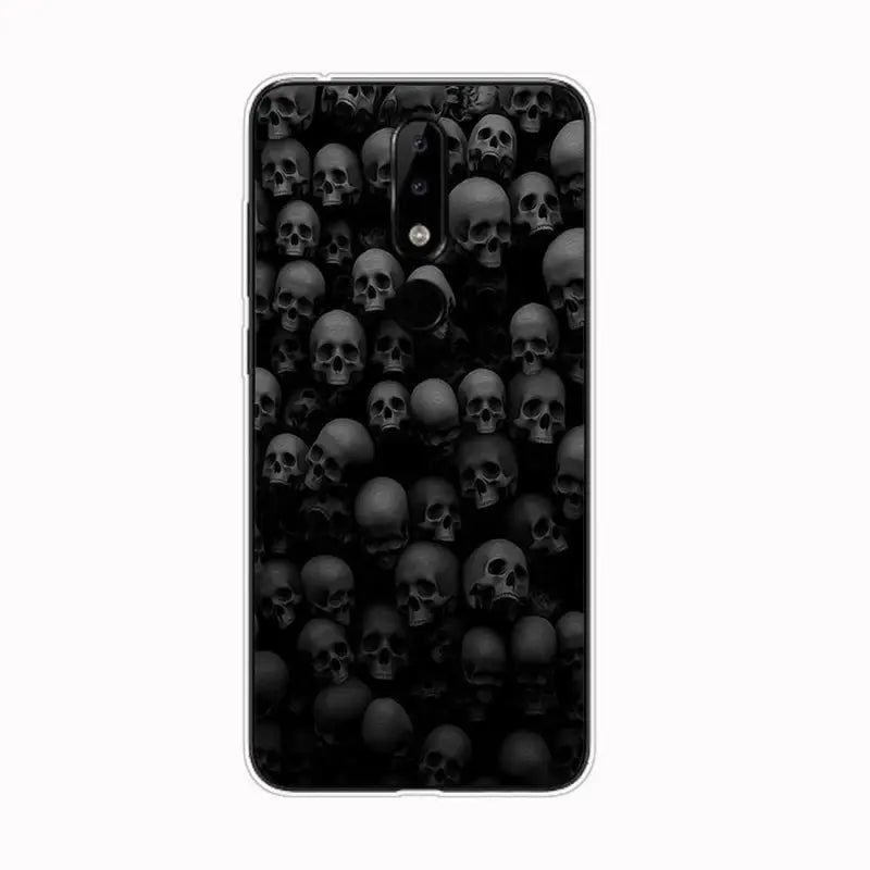 black skulls samsung note 10 plus skin decal skin sticker