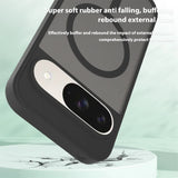 Black smartphone case with a camera cutout and magnetic ring.