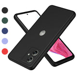 A black smartphone case with a Motorola logo, featuring multiple color options.