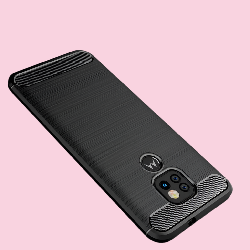 Carbon Fibre Design Phone Case For Motorola Moto G8 G9 Power Lite Plus Case TPU Matte Cover