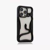Black snake-themed phone case.
