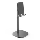 the black stand with a phone holder