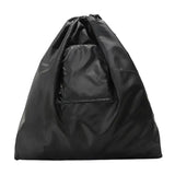 a black bag on a white background