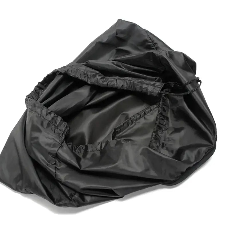 a black bag on a white background