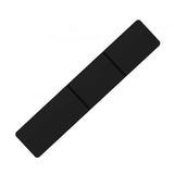 a black plastic pen with a white background
