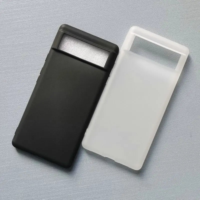 a black and white phone case with a white plastic cover
