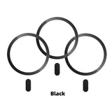 a black magnit with three rings