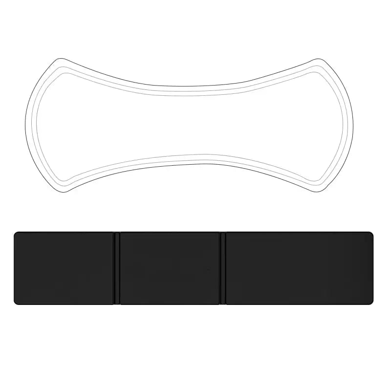 a black and white image of a pair of eye masks
