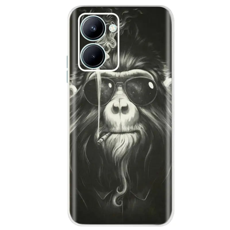 the lion with sunglasses phone case