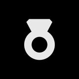 a black and white logo with the number 8