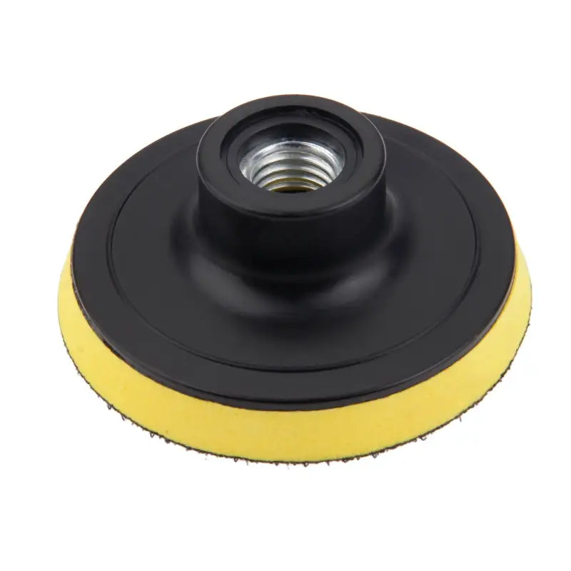 a black and yellow polisher