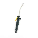 a black and yellow wire with a white background