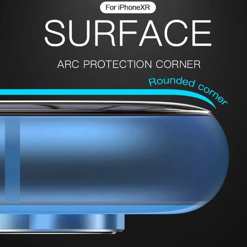 the front view of the iphone’s surface