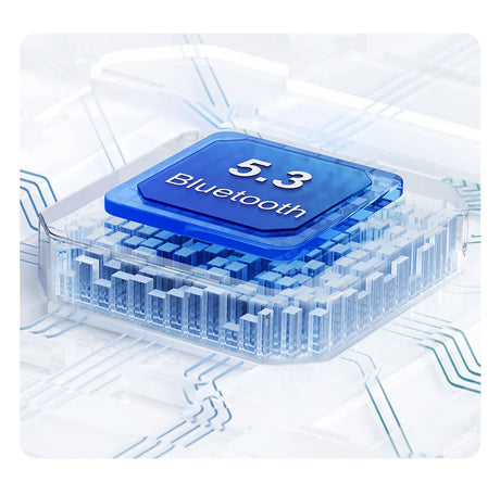 Blue Bluetooth 5.3 chip.