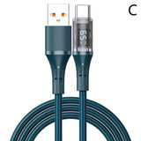 the cable is connected to the usb