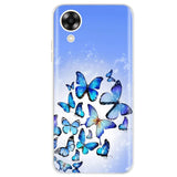 blue butterflies on a blue sky phone case