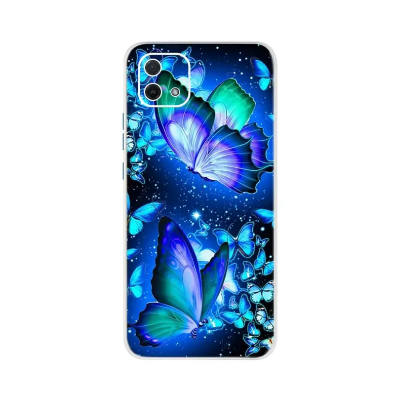 blue butterflies samsung s6 case