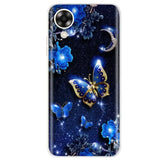 blue butterfly and stars phone case