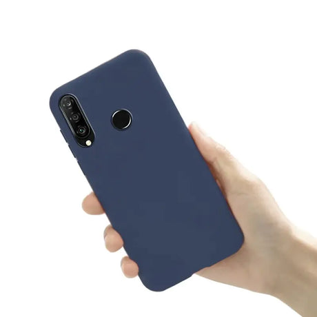 The back of a blue case for the motorola pixel