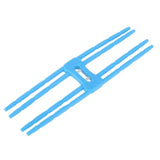 a blue plastic hair clip