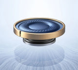 Blue and gold audio driver.