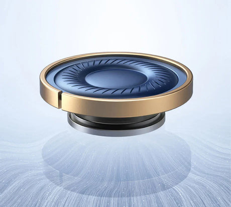 Blue and gold audio driver.