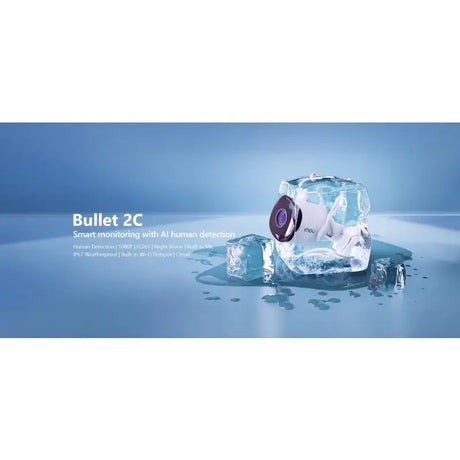 A blue ice with the words bullet 2 on it