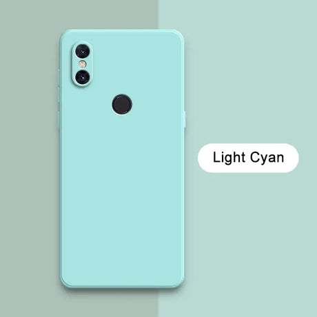 a light blue iphone case with the text light cy