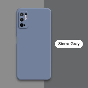 a blue iphone case with the text sierra gray