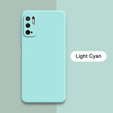 a light blue iphone case with the text light cy