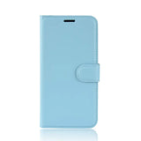the blue leather wallet case for the iphone 5