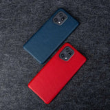 the red and blue leather case for the iphone 11