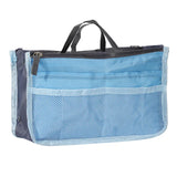 the blue mesh bag is a great accessory for travel