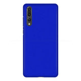 the back of a blue motorola z3 phone case